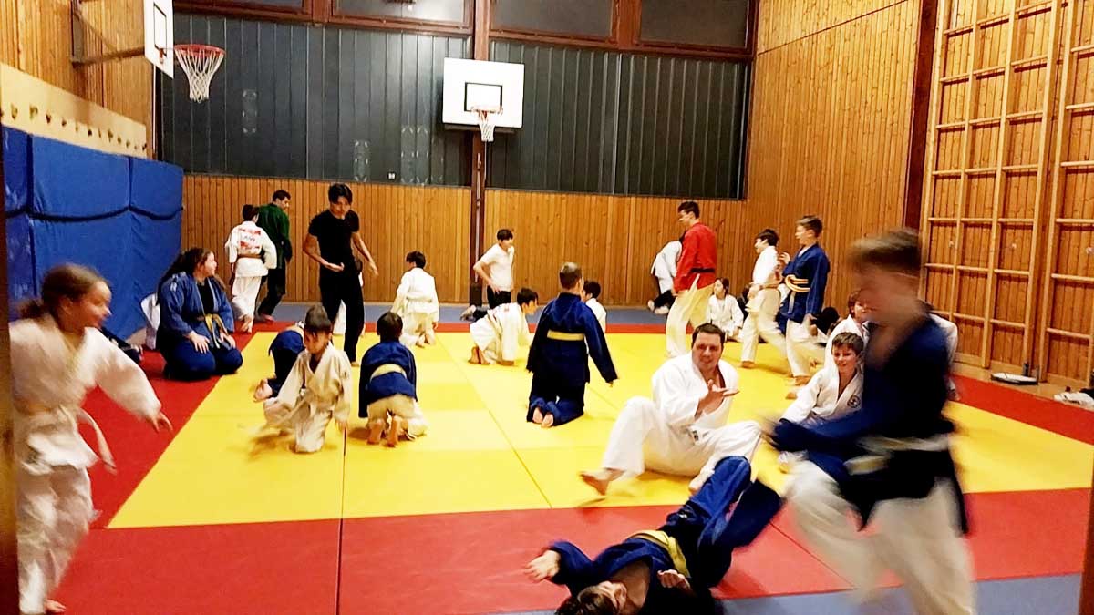 Training in der Dopschstraße